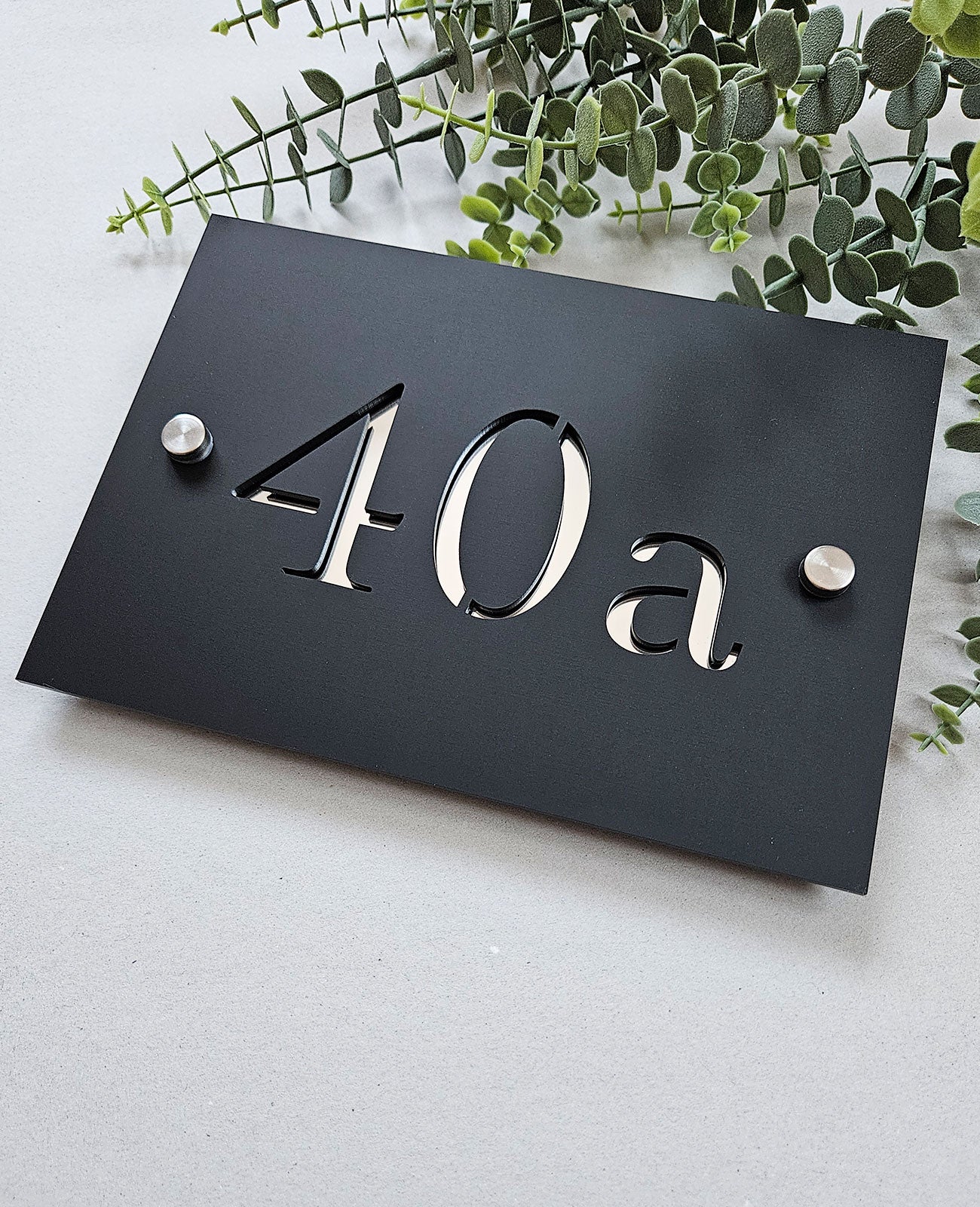 Luxury house number #1 | Modern House Numbers