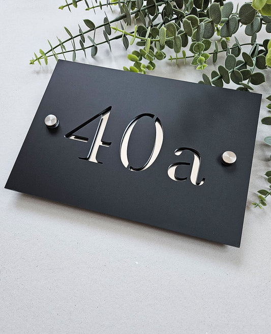Luxury house number #1 | Modern House Numbers