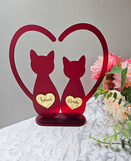 Personalized gift - "Cats" | Gift for a loved one | Valentine's Day gift