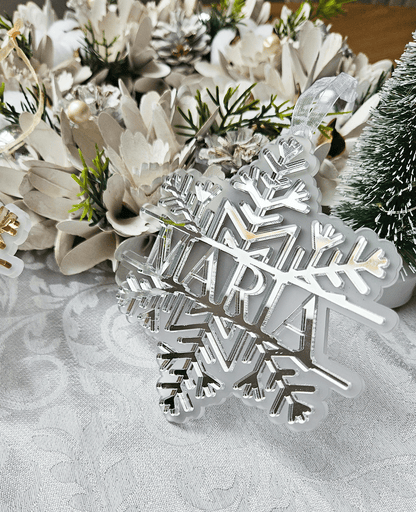 Personalized Christmas Tree Ornament (Design 4)