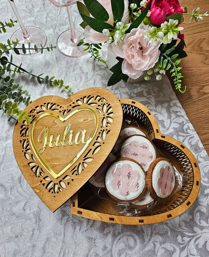 Personaliseeritud suur kinkekarp Süda