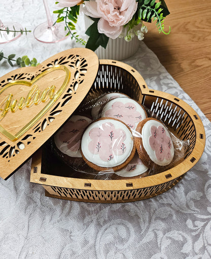 Personaliseeritud suur kinkekarp Süda