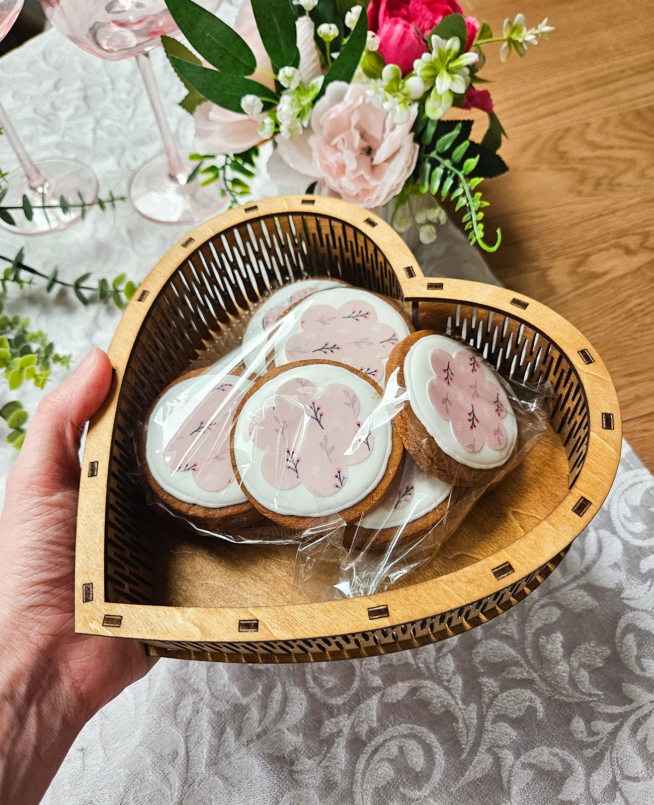 Personaliseeritud suur kinkekarp Süda