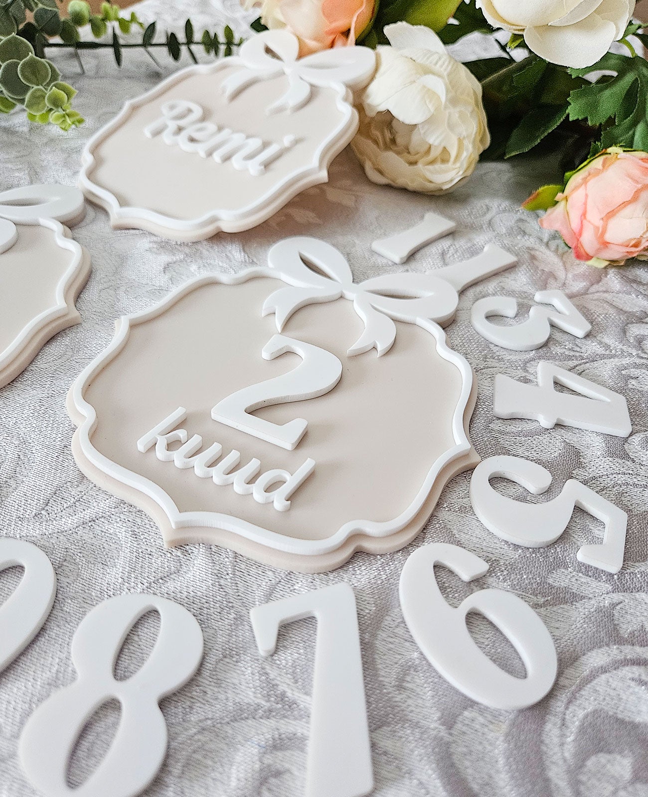 1-12 Month Baby milestone cards IN ESTONIAN #2