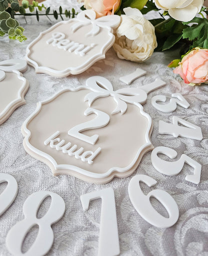 1-12 Month Baby milestone cards IN ESTONIAN #2