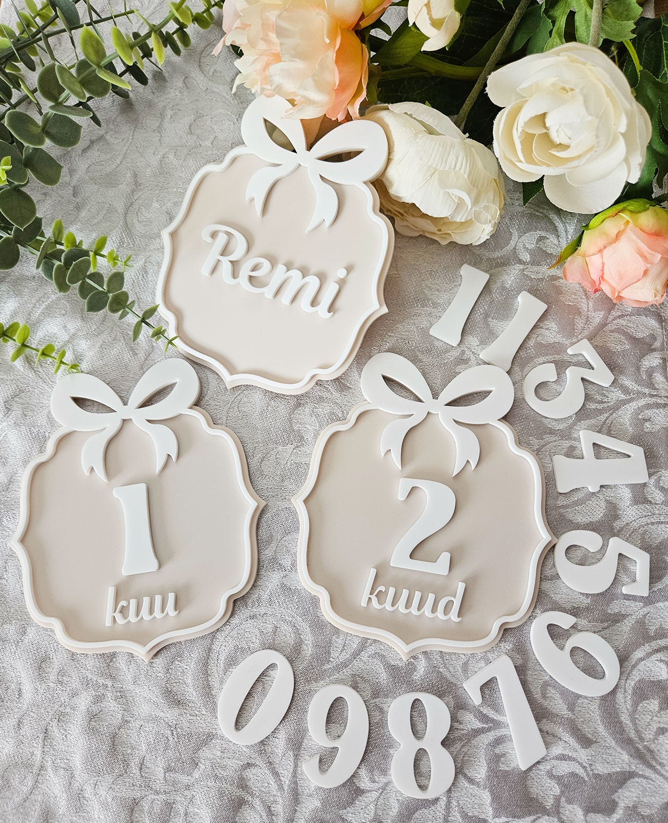 1-12 Month Baby milestone cards IN ESTONIAN #2
