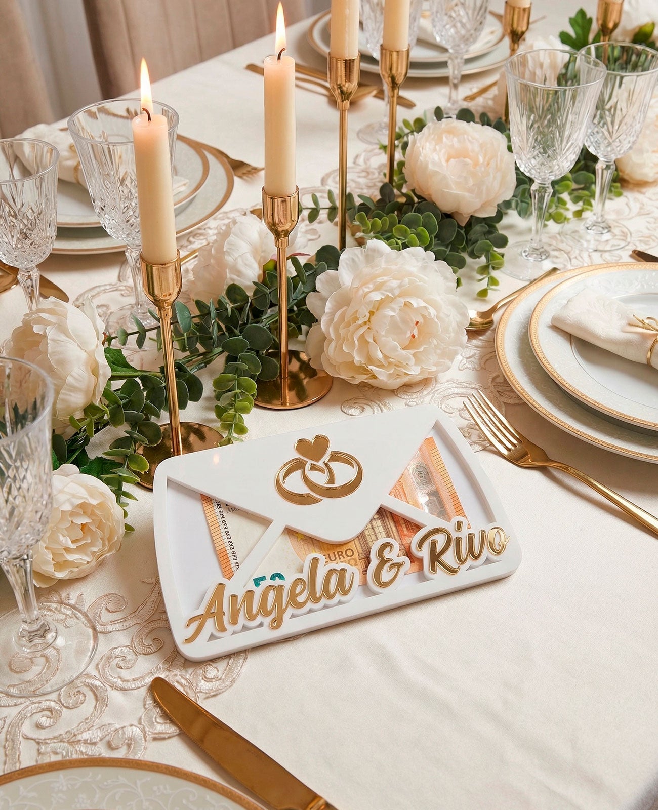 Kingitus, mis jääb südamesse igaveseks "Kuldne hetk" | Rahaümbrik pulmadeks | Rahakaart