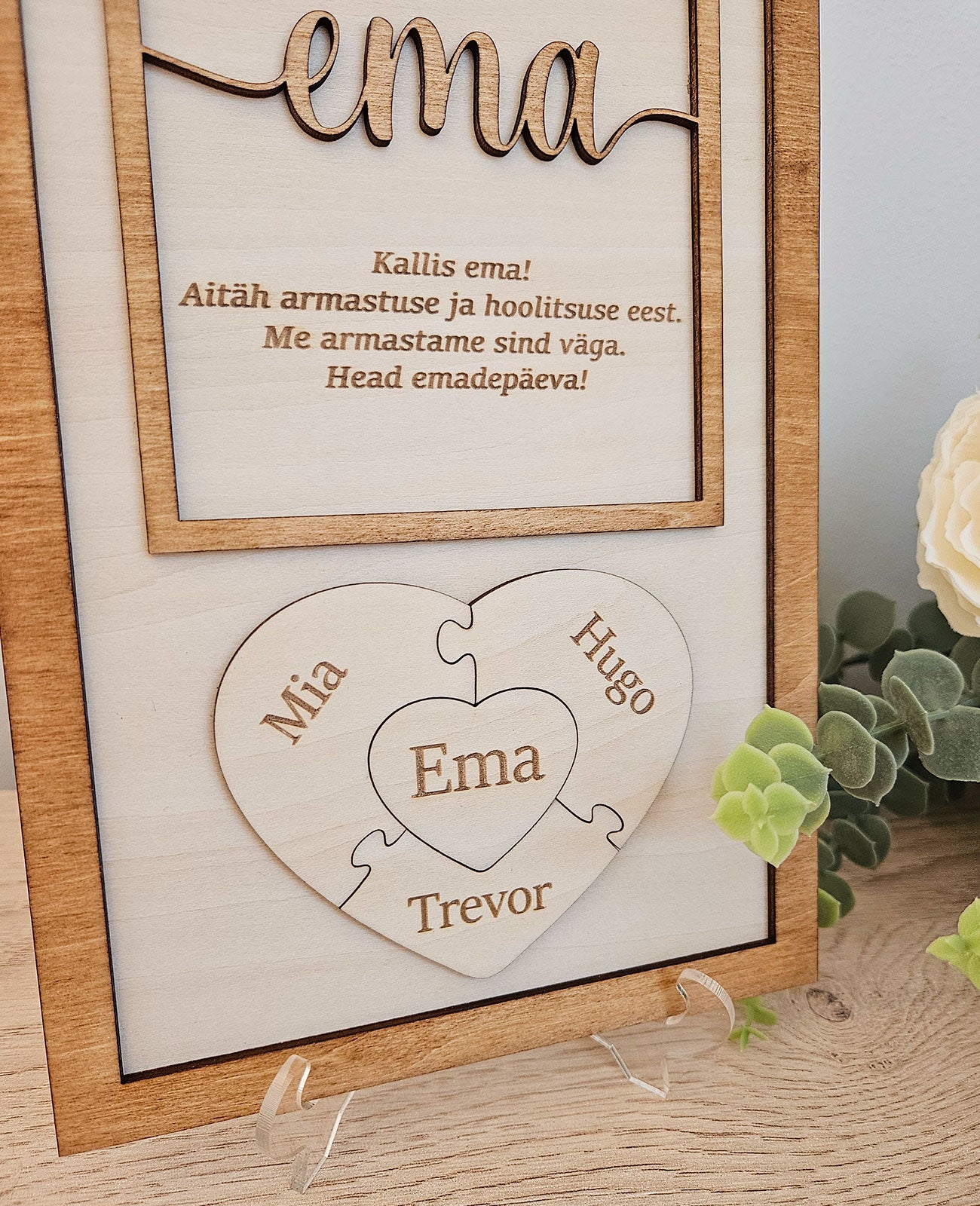 Personaalne kingitus - "Ema" | Kingitus emale | Emadepäeva kingitus