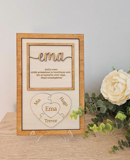 Personaalne kingitus - "Ema" | Kingitus emale | Emadepäeva kingitus
