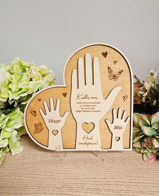 Personaalne kingitus - "Kallis ema" | Kingitus emale | Emadepäeva kingitus