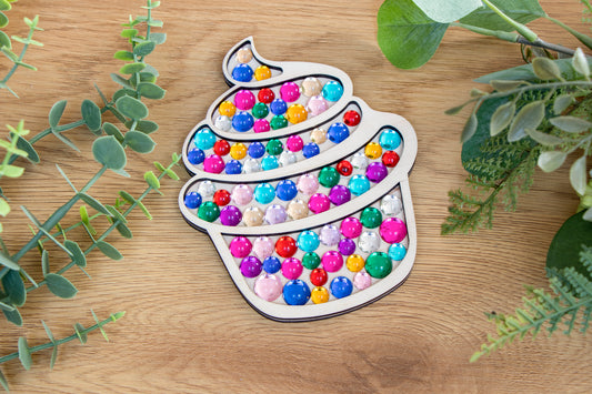 Magneti valmistamise komplekt - cupcake