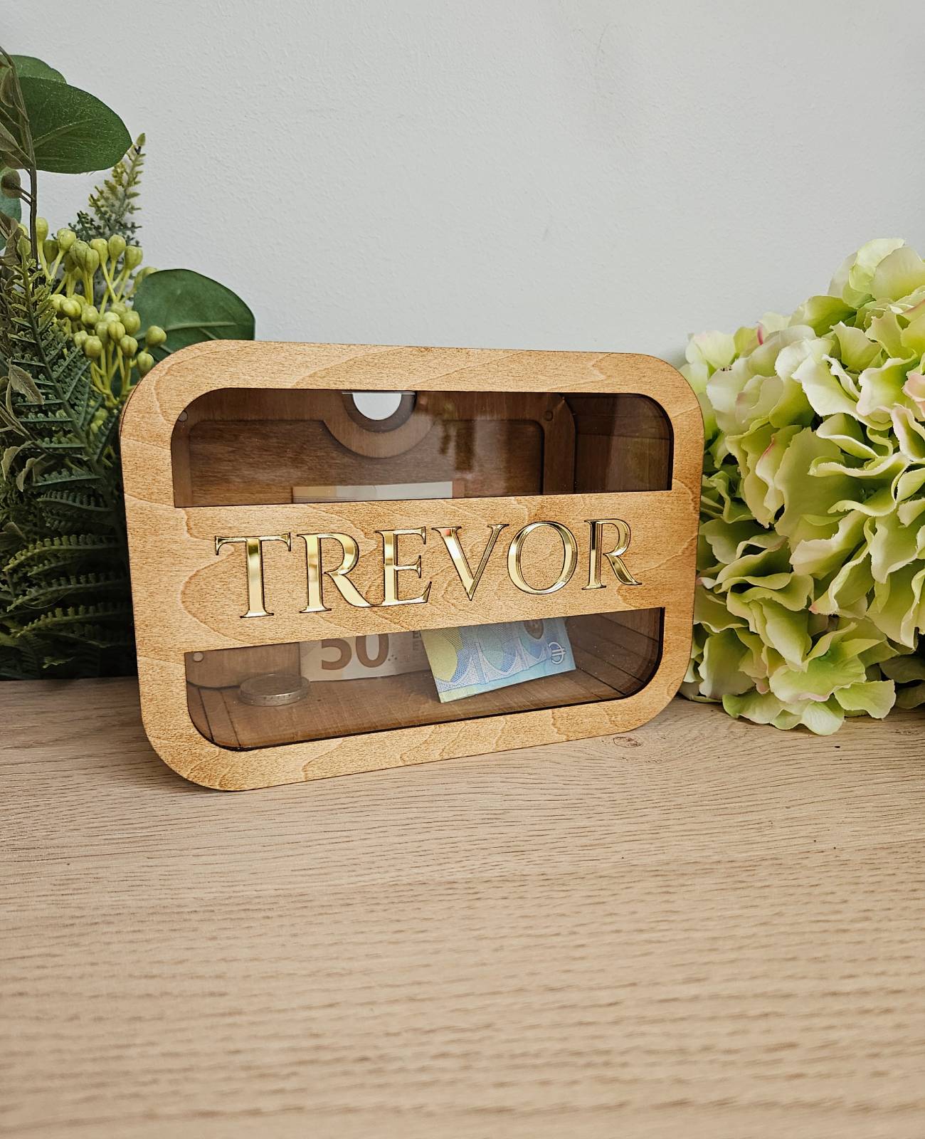 Personalized money bank BLUE #12