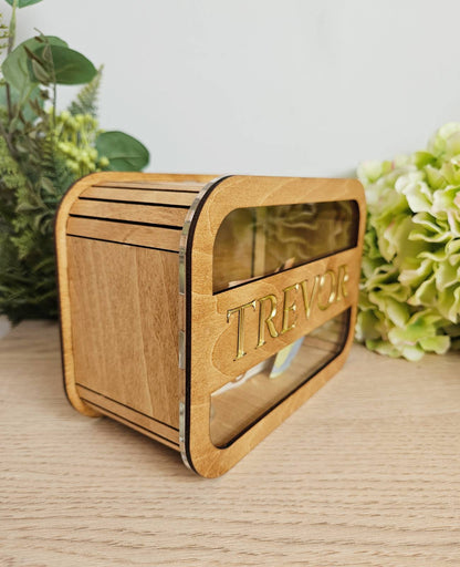 Personalized money bank BLUE #12
