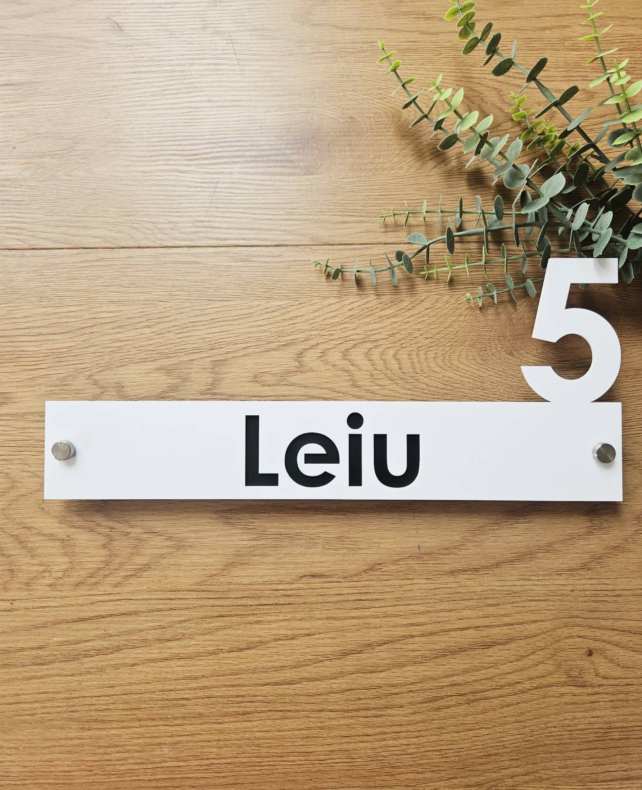 35x14,7 cm Luxury house number #17 | Modern House Numbers