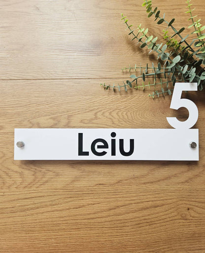 35x14,7 cm Luxury house number #17 | Modern House Numbers