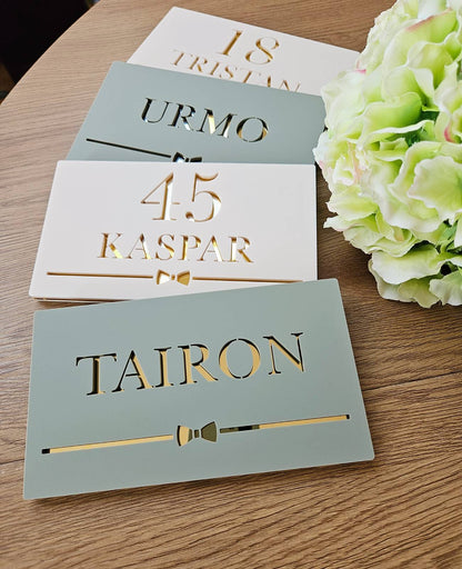 Custom money envelope "Tie" | Give respect that can be held in your hands | Gift for men