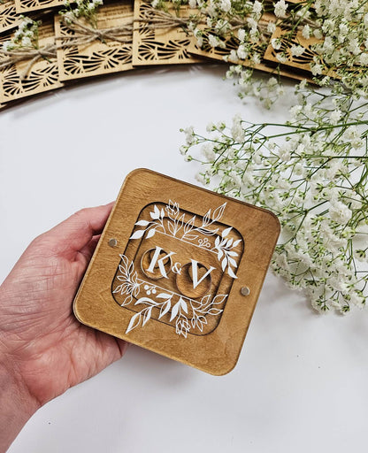 Custom Ring Box, Wedding ring box for ceremony