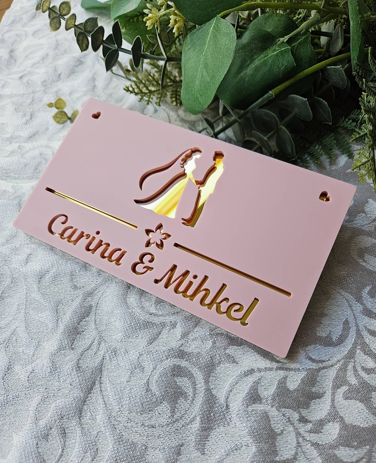 Custom money envelope "Bride and groom"
