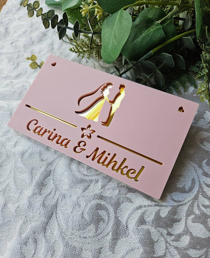 Custom money envelope "Bride and groom"