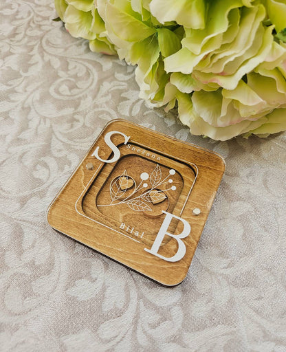 Custom Ring Box, Wedding ring box for ceremony