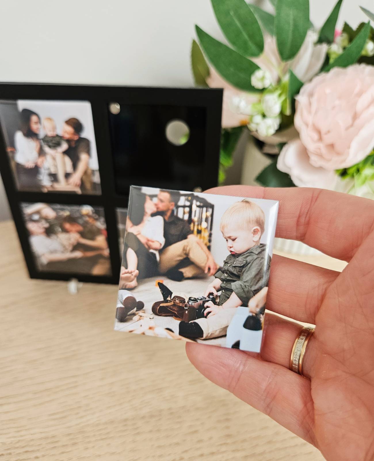 Sinu fotomagnetid stiilses akrüülraamis | Ideaalne kingitus neile, kes märkavad ilu detailides