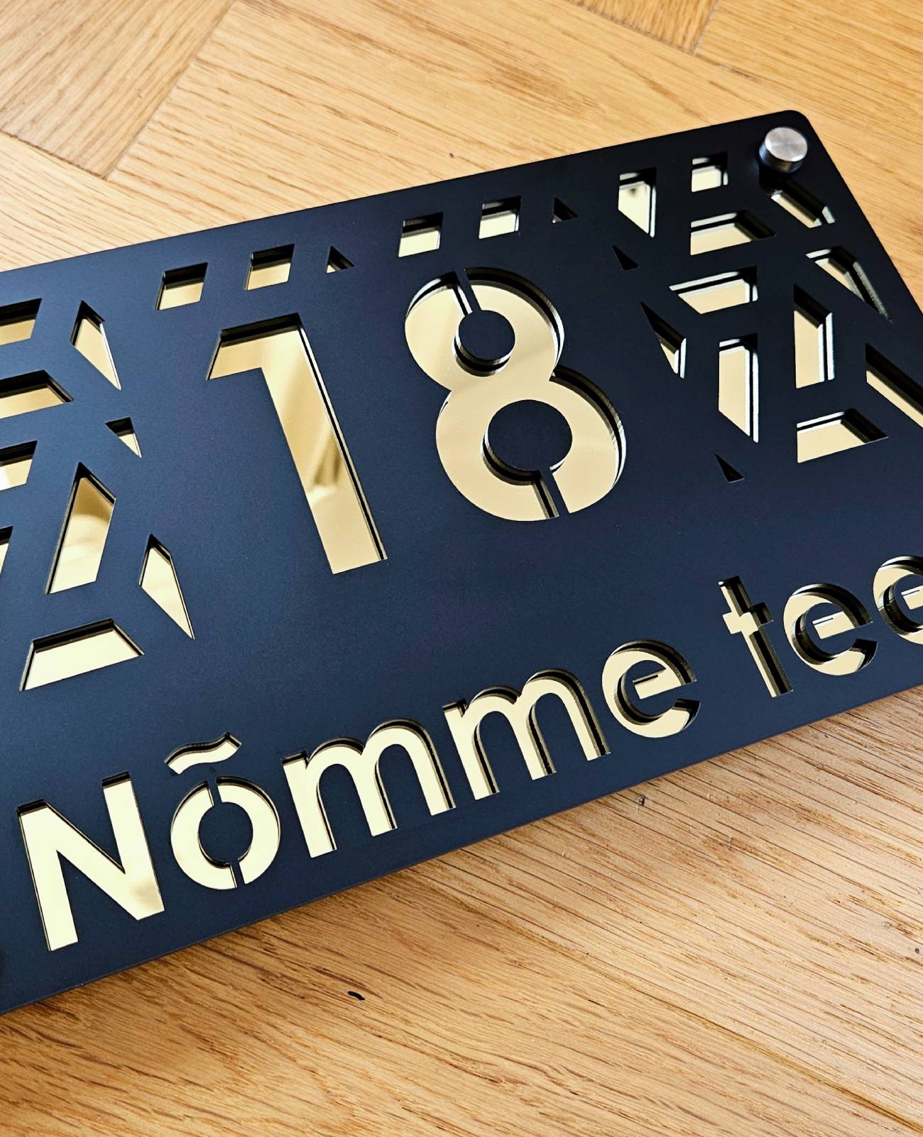 Luxury house number #13 | Modern House Numbers