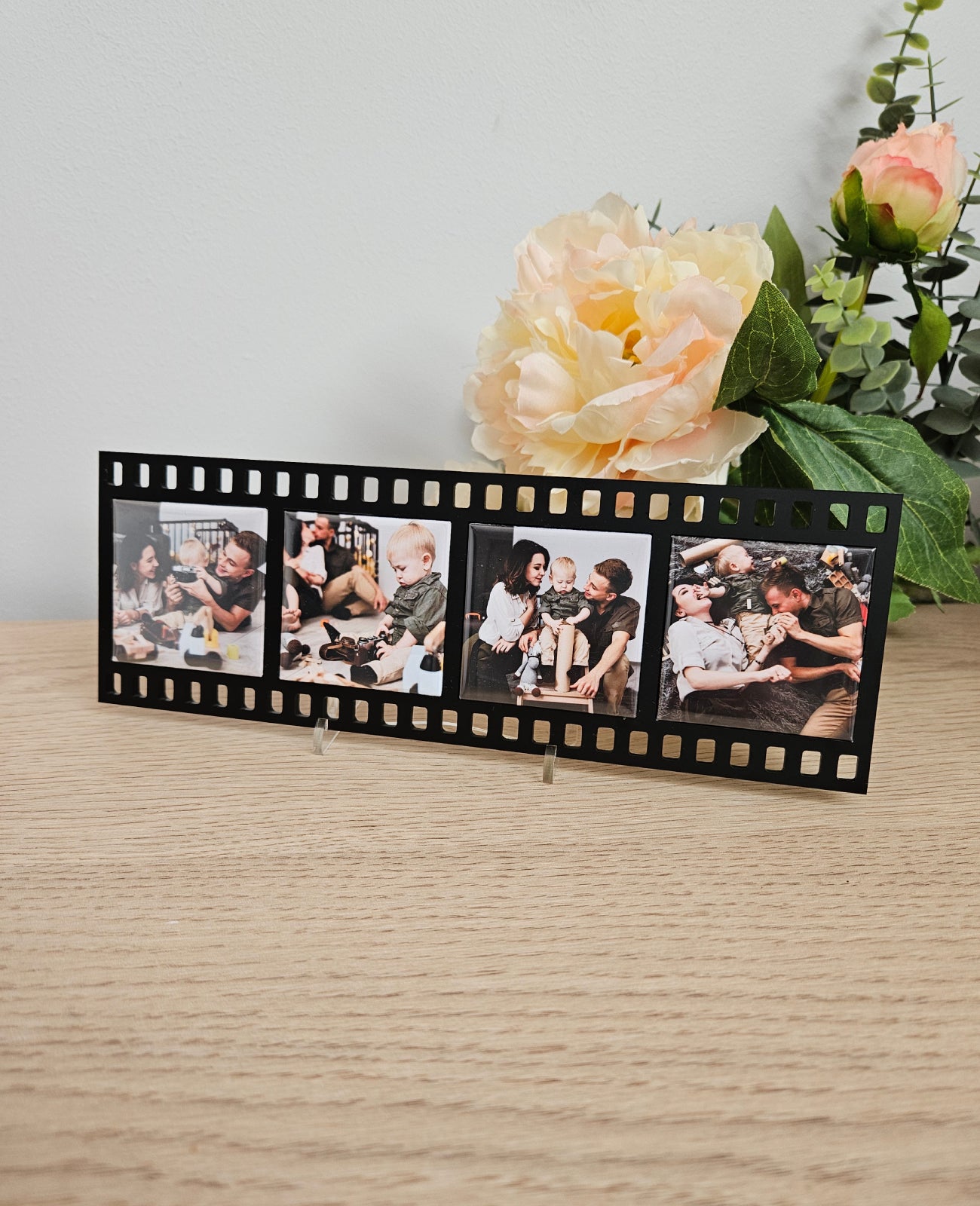 Your love in a frame. Your photo magnets in a stylish acrylic frame.