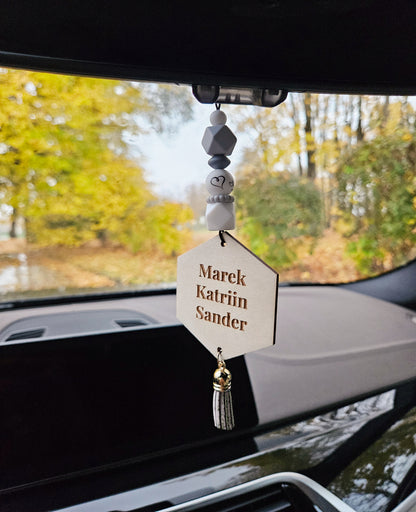 Personalized Car Hanging Ornament | Father Day gift