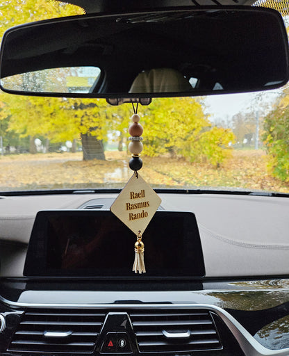 Personalized Car Hanging Ornament | Father Day gift