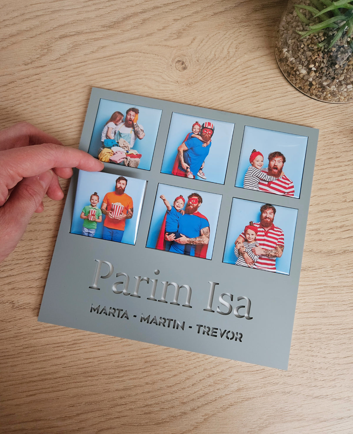 Isadepäeva kingitus, mis jääb meelde | Fotomagnetid stiilses akrüülraamis