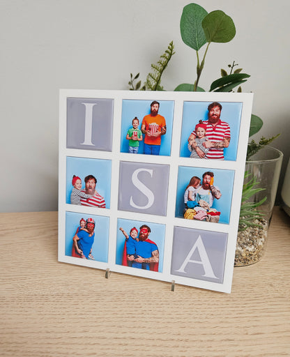 Isadepäeva kingitus, mis jääb meelde | Fotomagnetid stiilses akrüülraamis ISA