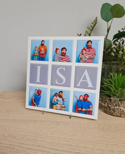 Isadepäeva kingitus, mis jääb meelde | Fotomagnetid stiilses akrüülraamis ISA