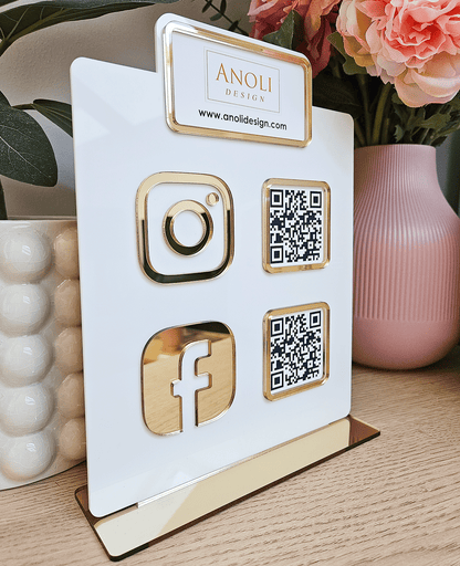 Sotsiaalmeedia sildid QR koodiga