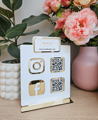 Sotsiaalmeedia sildid QR koodiga