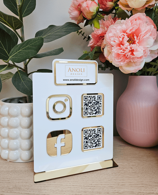 Sotsiaalmeedia sildid QR koodiga