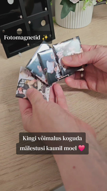 Sinu fotomagnetid stiilses akrüülraamis | Ideaalne kingitus neile, kes märkavad ilu detailides