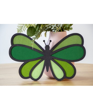 Butterfly Wall Art, Green