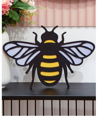 Bee Wall Art, Nature Wall Art, Home Decor, Housewarming Gift, Bee Wall Decoration, MDF wall decor